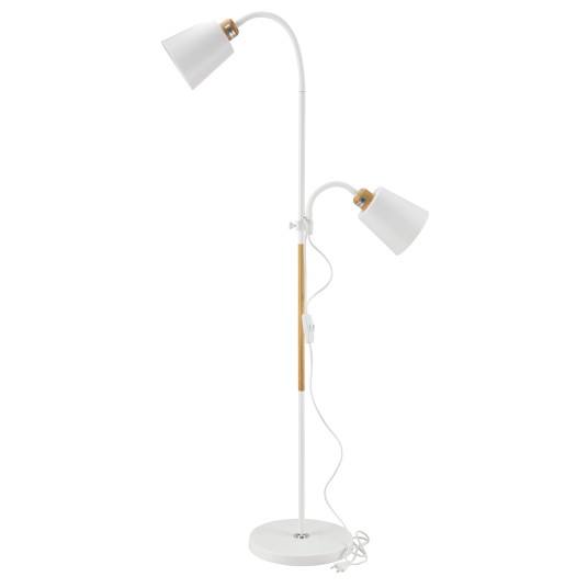 LAMPKA PODŁOGOWA LONDYN 2XE27 BIAŁA