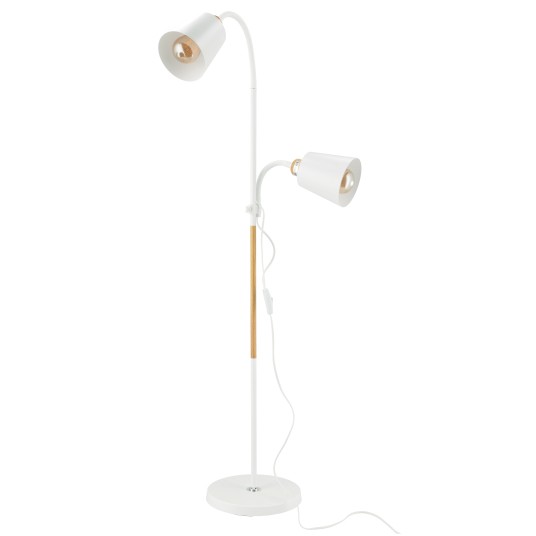 LAMPKA PODŁOGOWA LONDYN 2XE27 BIAŁA