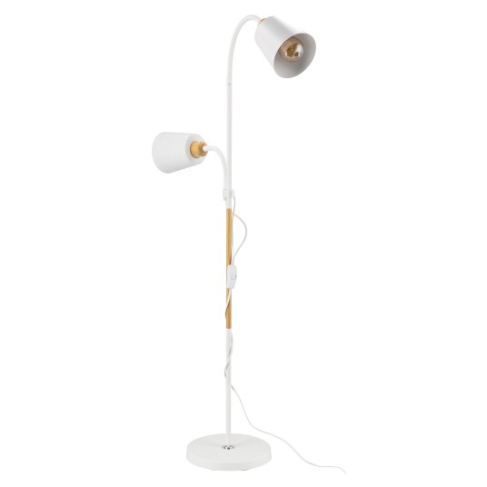 LAMPKA PODŁOGOWA LONDYN 2XE27 BIAŁA