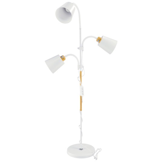 LAMPKA PODŁOGOWA SALZBURG 3XE27 BIAŁA