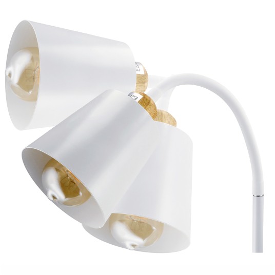 LAMPKA PODŁOGOWA SALZBURG 3XE27 BIAŁA