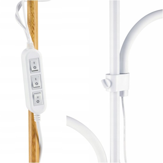 LAMPKA PODŁOGOWA SALZBURG 3XE27 BIAŁA