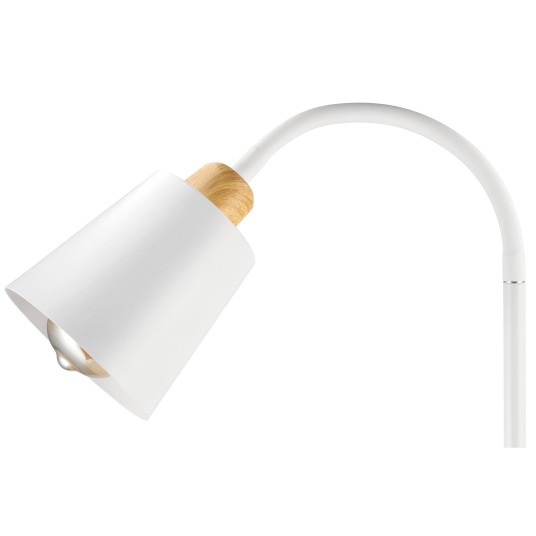 LAMPKA PODŁOGOWA WIEDEŃ 1XE27 BIAŁA