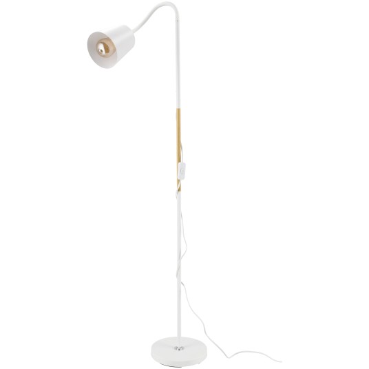 LAMPKA PODŁOGOWA WIEDEŃ 1XE27 BIAŁA