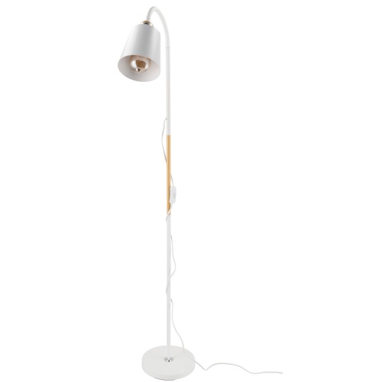 LAMPKA PODŁOGOWA WIEDEŃ 1XE27 BIAŁA