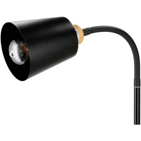 LAMPKA PODŁOGOWA WIEDEŃ 1XE27 CZARNA