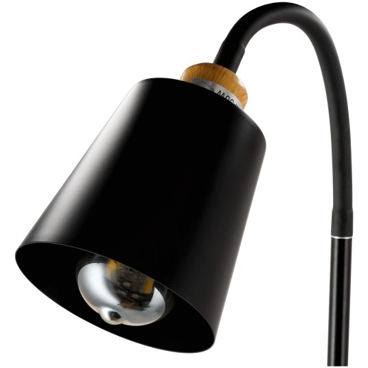 LAMPKA PODŁOGOWA WIEDEŃ 1XE27 CZARNA