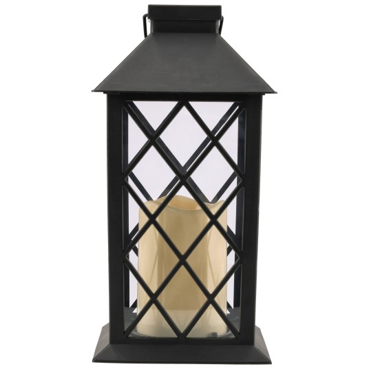 LATARNIA SOLARNA CZARNA