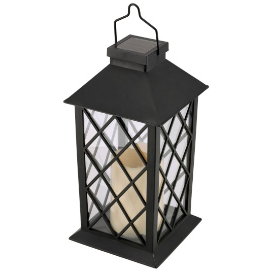 LATARNIA SOLARNA CZARNA