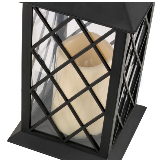 LATARNIA SOLARNA CZARNA