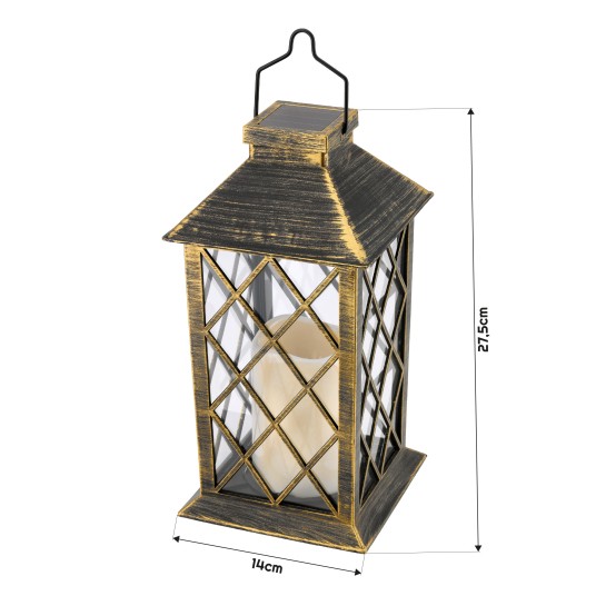 LATARNIA SOLARNA ZŁOTY