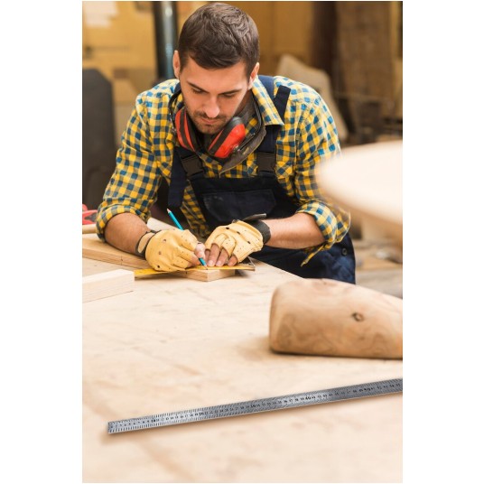 LINIJKA ZE STALI NIERDZEWNEJ 600X28X1,0MM