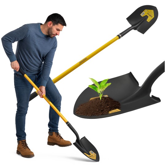 ŁOPATA PIASKOWA NA TRZONKU Z WŁÓKNA SZKLANEGO