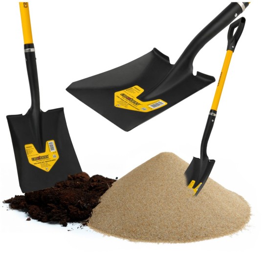 ŁOPATA PIASKOWA NA TRZONKU Z WŁÓKNA SZKLANEGO