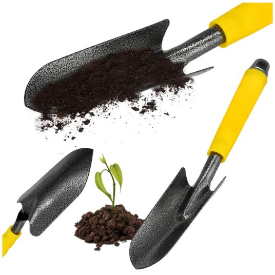 ŁOPATKA DO PRZESADZANIA Z PLASTIKOWĄ RĄCZKĄ