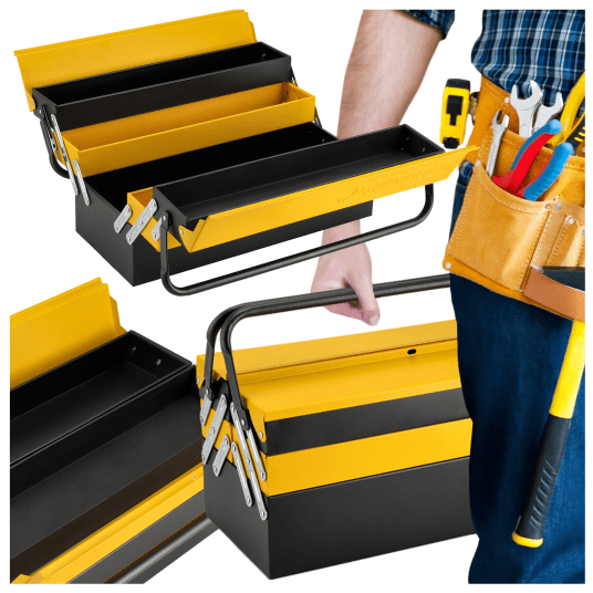 METALOWO PLASTIKOWA SKRZYNKA NARZĘDZIOW