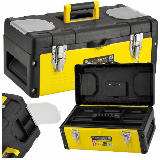 METALOWO PLASTIKOWA SKRZYNKA NARZĘDZIOWA