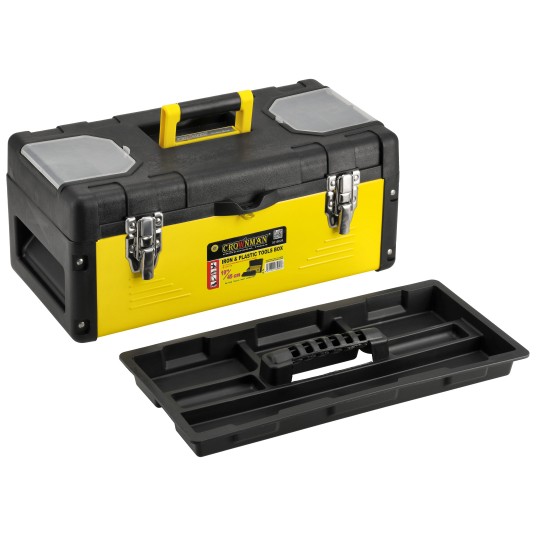 METALOWO PLASTIKOWA SKRZYNKA NARZĘDZIOWA