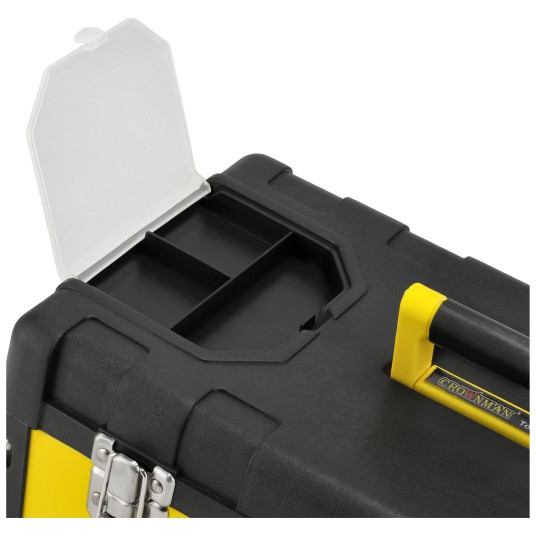 METALOWO PLASTIKOWA SKRZYNKA NARZĘDZIOWA