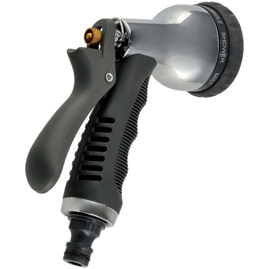 METALOWY PISTOLET ZRASZAJĄCY 8-FUNKCYJNY