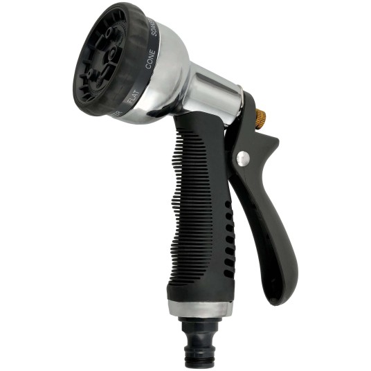 METALOWY PISTOLET ZRASZAJĄCY 8-FUNKCYJNY