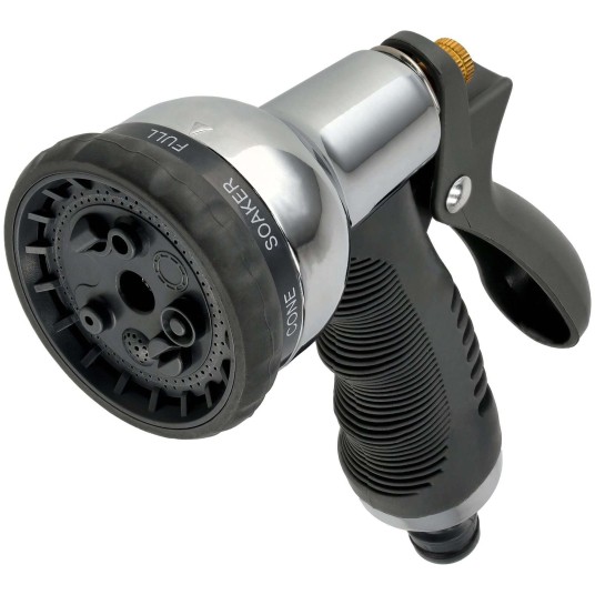 METALOWY PISTOLET ZRASZAJĄCY 8-FUNKCYJNY