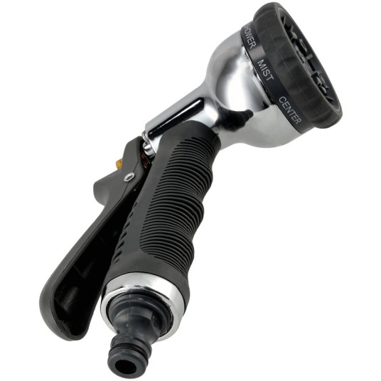 METALOWY PISTOLET ZRASZAJĄCY 8-FUNKCYJNY