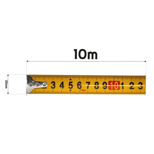 MIARA ZWIJANA 10MX25MM