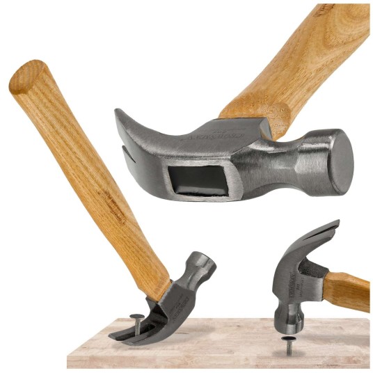 MŁOTEK PAZURKOWY Z DREWNIANYM TRZONKIEM