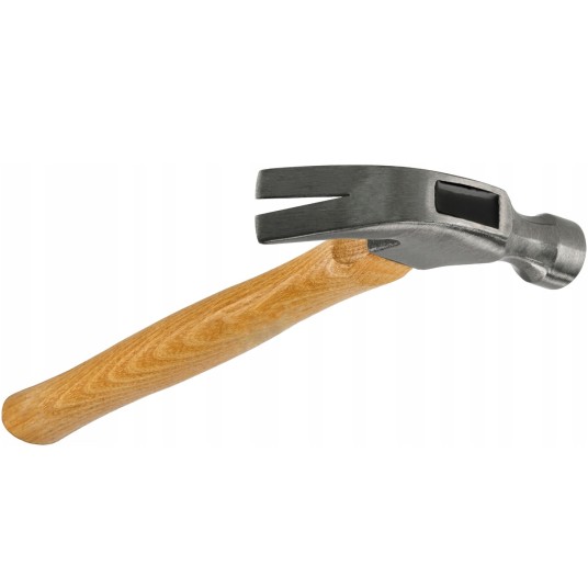 MŁOTEK PAZURKOWY Z DREWNIANYM TRZONKIEM