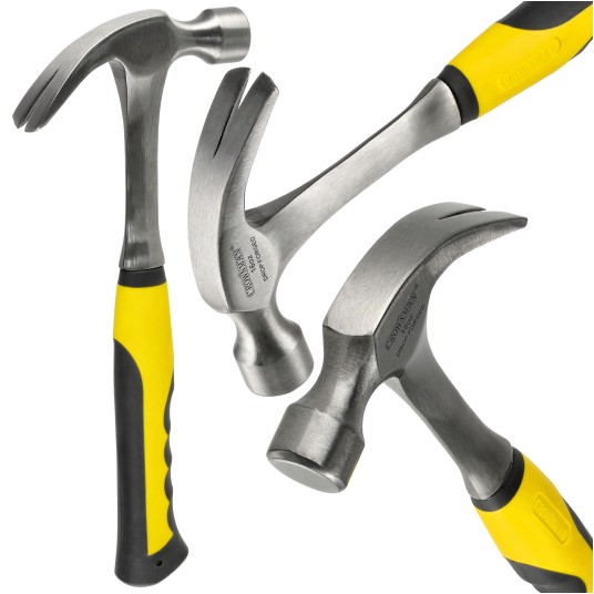 MŁOTEK PAZURKOWY Z METALOWYM TRZONKIEM