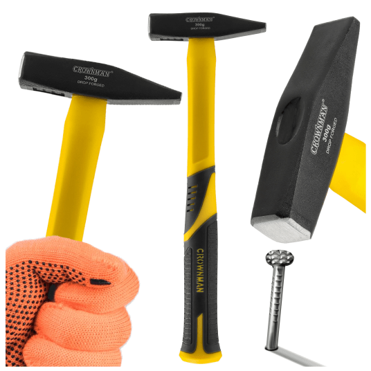 MŁOTEK ŚLUSARSKI Z PLASTIKOWYM TRZONKIEM