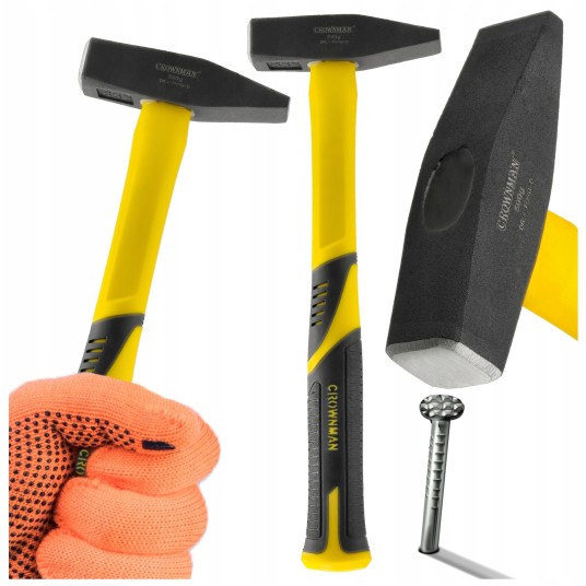 MŁOTEK ŚLUSARSKI Z PLASTIKOWYM TRZONKIEM