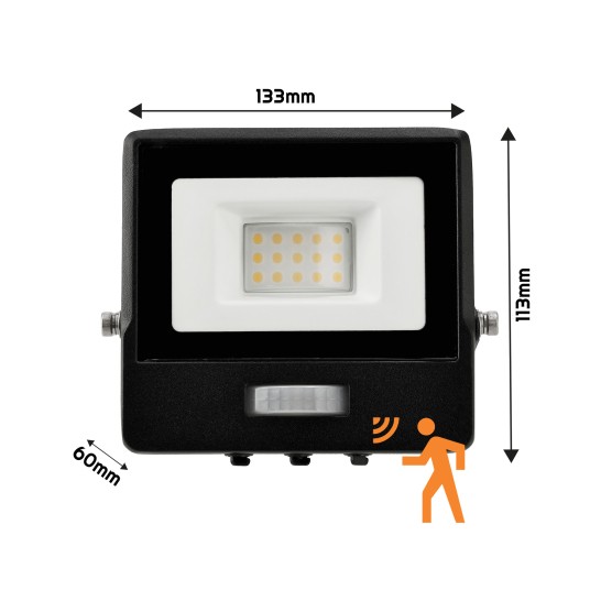 NAŚWIETLACZ MASTER PIR 10W NW