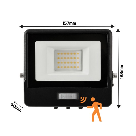 NAŚWIETLACZ MASTER PIR 30W NW