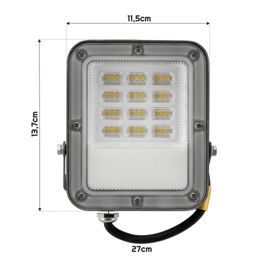 NAŚWIETLACZ ODYN 30W NW