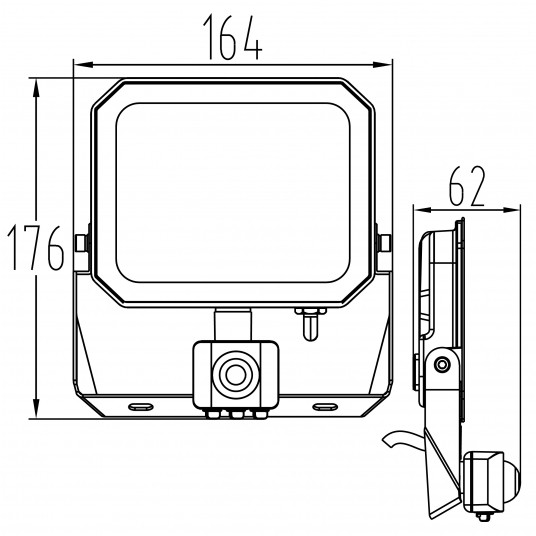 NAŚWIETLACZ TITANIUM PIR 30W NW 110LM/W -zdjęcie numer 9