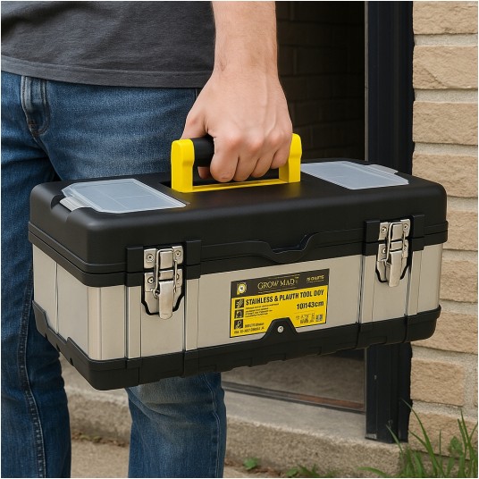 NIERDZEWNO PLASTIKOWA SKRZYNKA NARZĘDZIOWA
