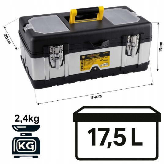 NIERDZEWNO PLASTIKOWA SKRZYNKA NARZĘDZIOWA