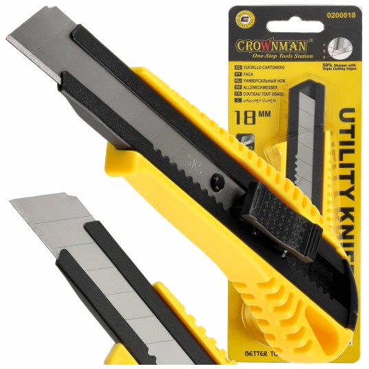 NÓŻ UNIWERSALNY Z ŁAMANYM OSTRZEM