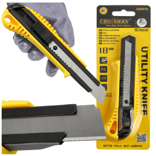 NÓŻ UNIWERSALNY Z ŁAMANYM OSTRZEM