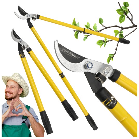 NOŻYCE DO GAŁĘZI Z REGULOWANĄ RĘKOJEŚCIĄ 25-38