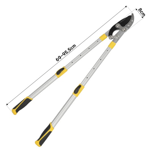 NOŻYCE DO GAŁĘZI Z REGULOWANĄ RĘKOJEŚCIĄ 27-38