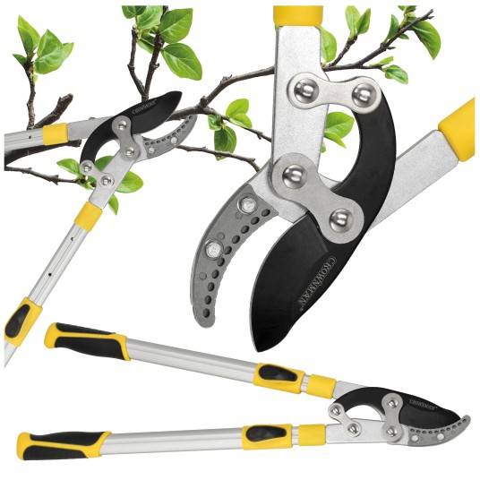 NOŻYCE DO GAŁĘZI Z REGULOWANĄ RĘKOJEŚCIĄ 27-38