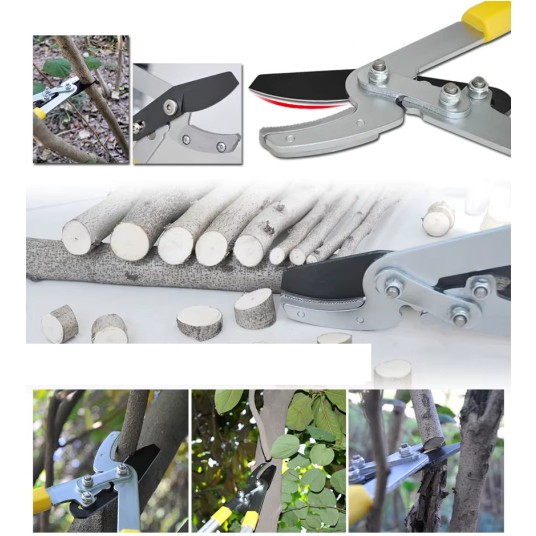 NOŻYCE DO GAŁĘZI Z REGULOWANĄ RĘKOJEŚCIĄ 27-38