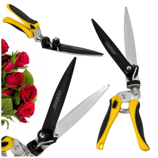 NOŻYCE DO TRAWY Z OBROTOWYM OSTRZEM 180 STOPNI