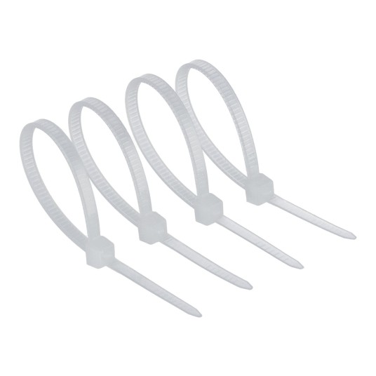 OPASKI KABLOWE NYLONOWE BIAŁE 2.5X150