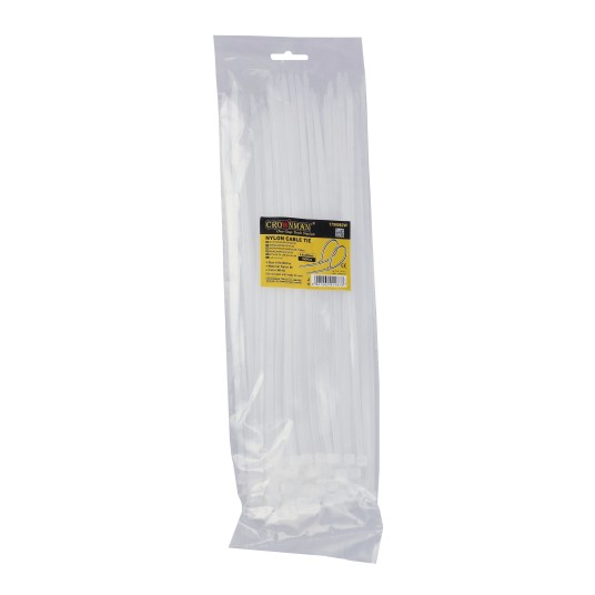 OPASKI KABLOWE NYLONOWE BIAŁE 4.8X300