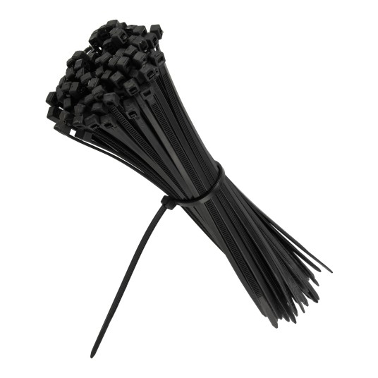 OPASKI KABLOWE NYLONOWE CZARNE 2.5X150