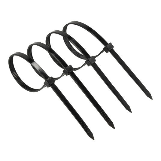 OPASKI KABLOWE NYLONOWE CZARNE 3.6X200